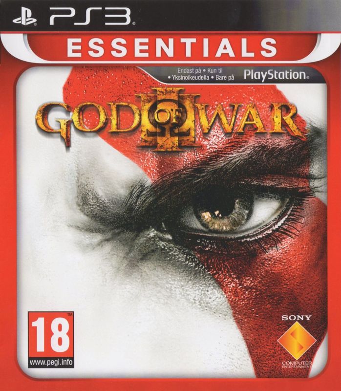 Front Cover for God of War III (PlayStation 3) (Essentials release)