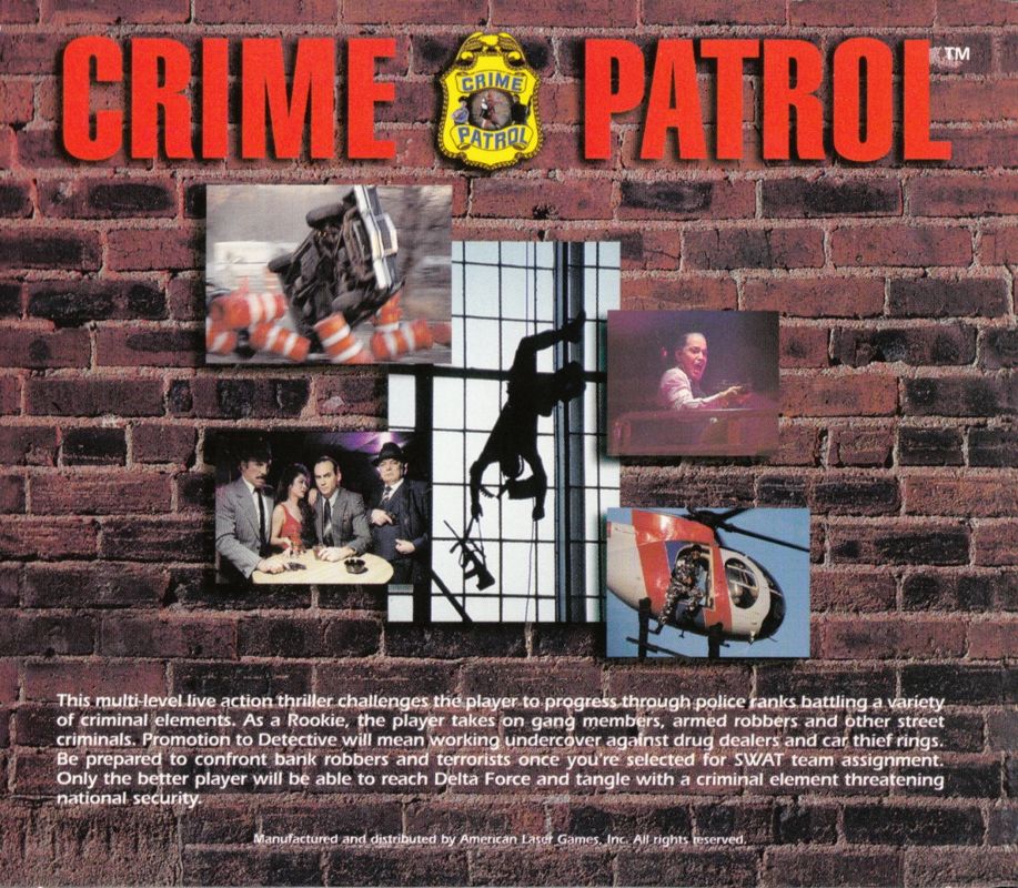 Other for Crime Patrol (DOS): DigiPak Folder - Outside Left