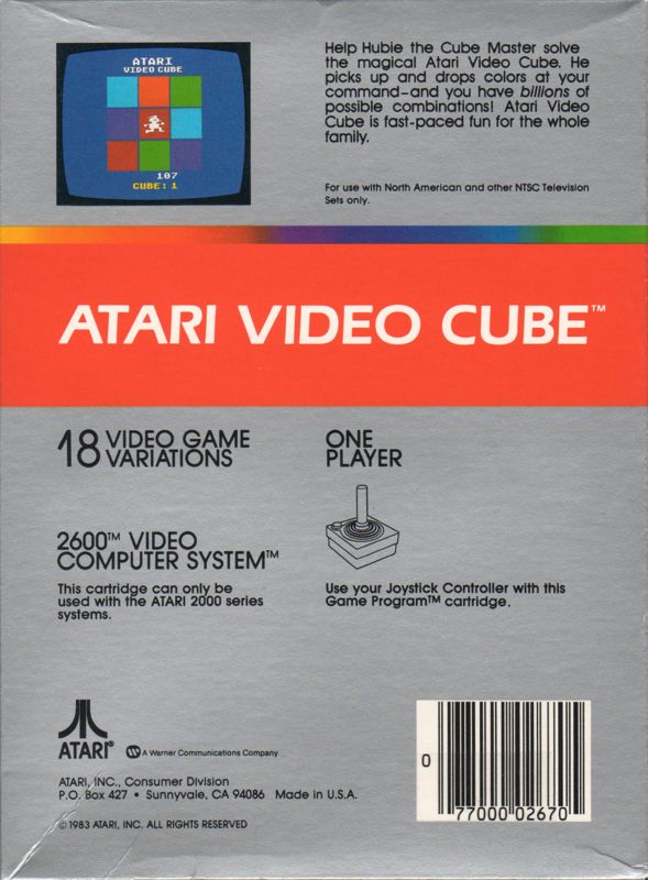 Atari clearance video cube