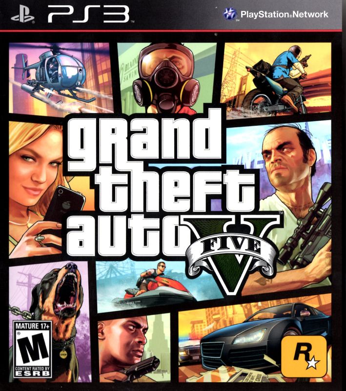 Grand Theft Auto V cover or packaging material - MobyGames