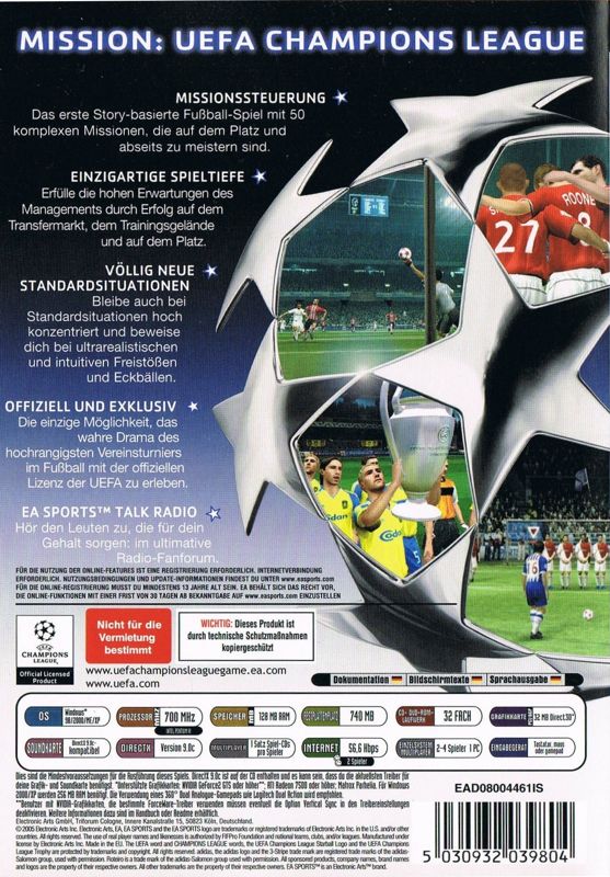 UEFA Champions League 2004-2005 para Playstation 2 (2005)