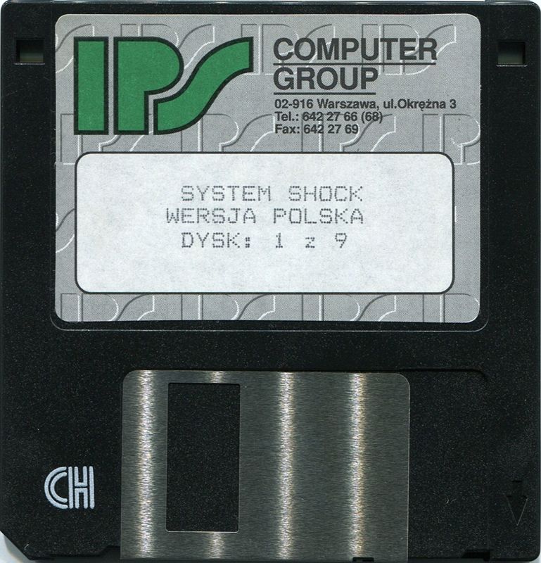 Media for System Shock (DOS) (IPS release): Disk 1/9