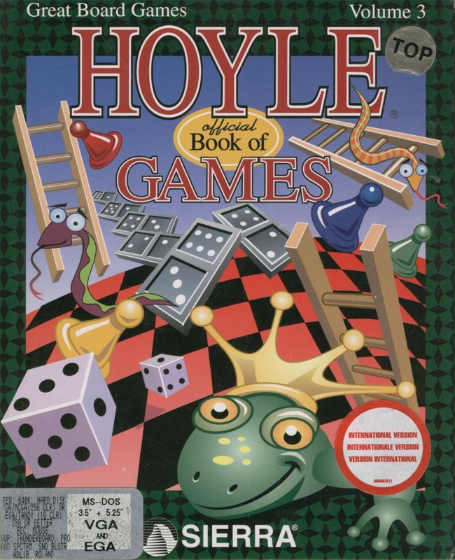 Front Cover for Hoyle: Official Book of Games - Volume 3 (DOS)