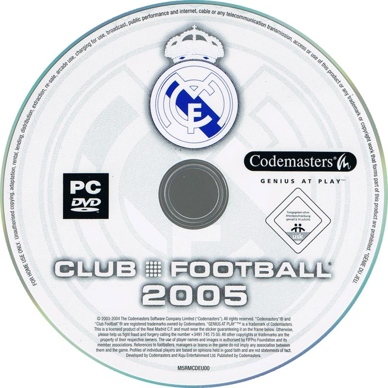 Media for Club Football 2005 (Windows)