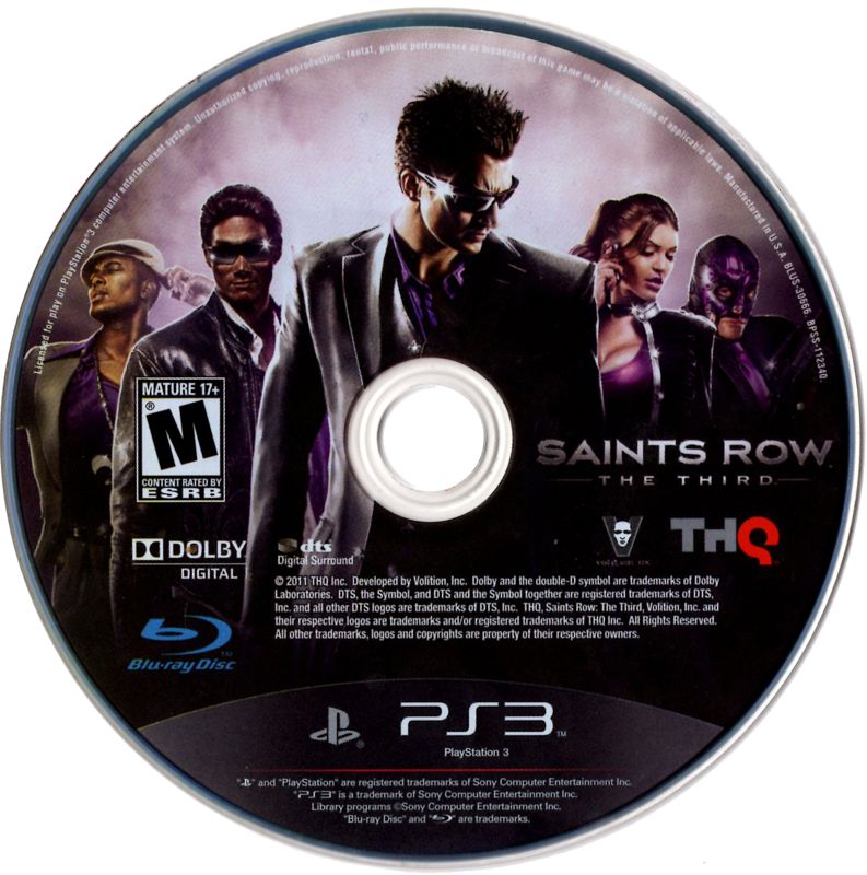Media for Saints Row: The Third (PlayStation 3)