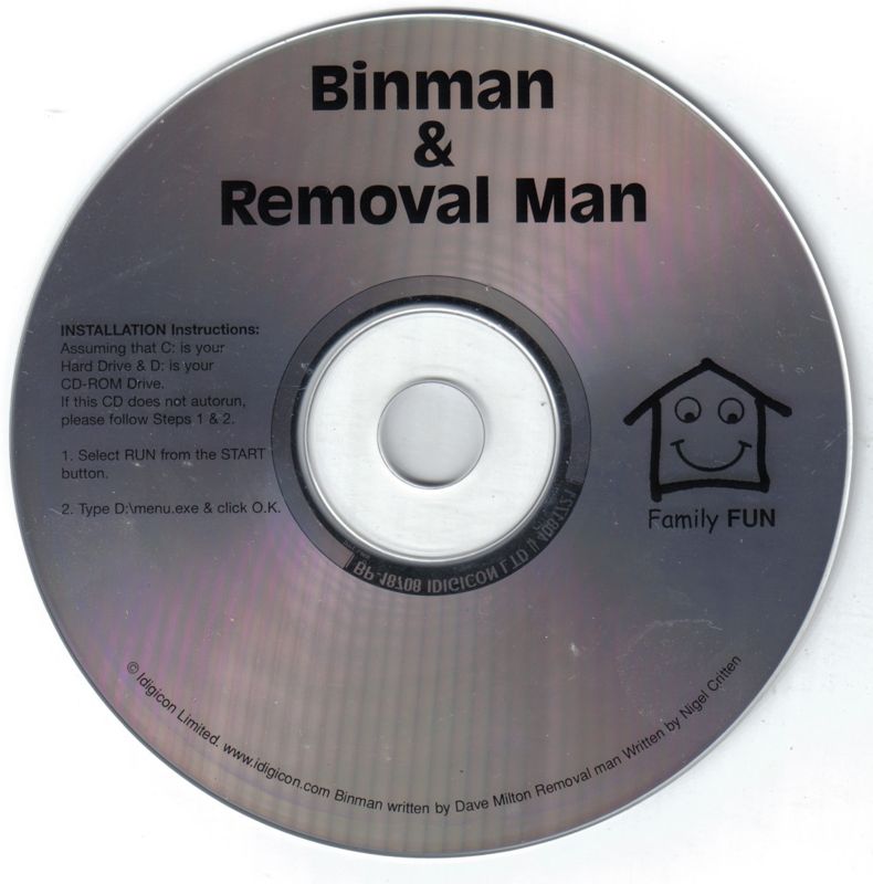 Media for Binman & Removal Man (Windows)