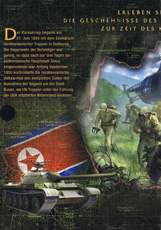 Inside Cover for Theatre of War 3: Korea (Windows): Inside left