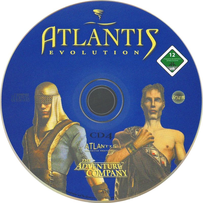 Media for Atlantis: Collector's Edition (Windows): Atlantis Evolution Disc 4