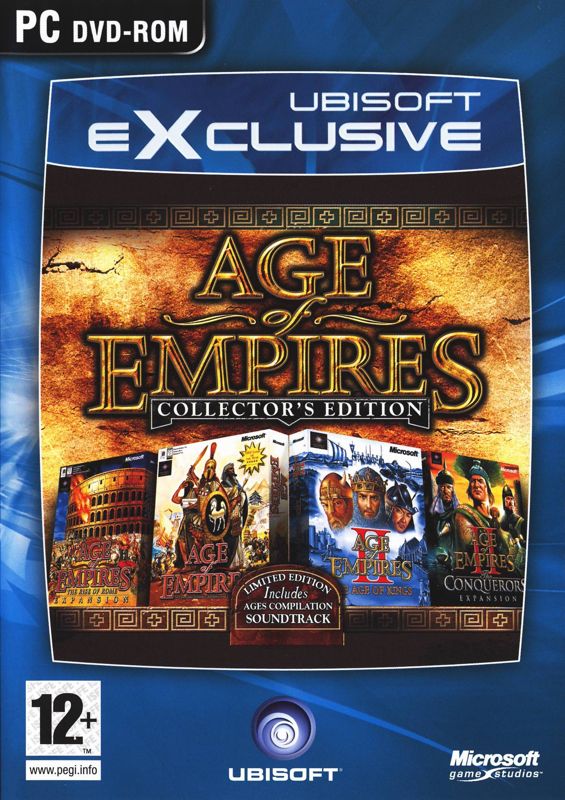 Front Cover for Age of Empires: Collector's Edition (Windows) (Ubisoft eXclusive release)