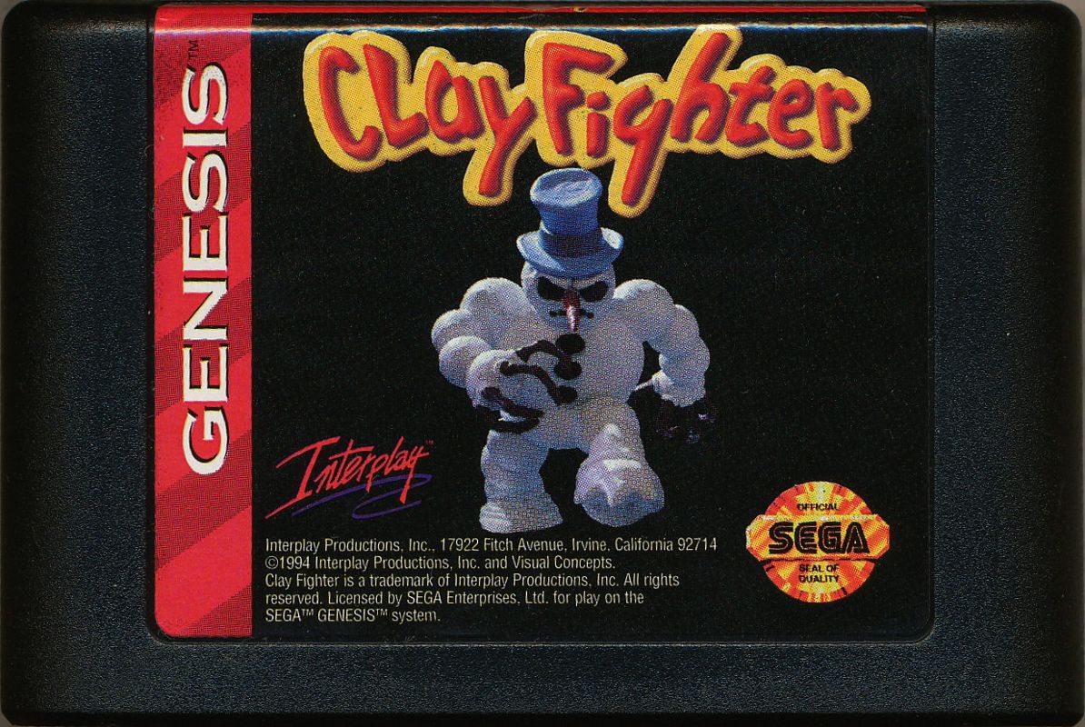 Media for Clay Fighter (Genesis)
