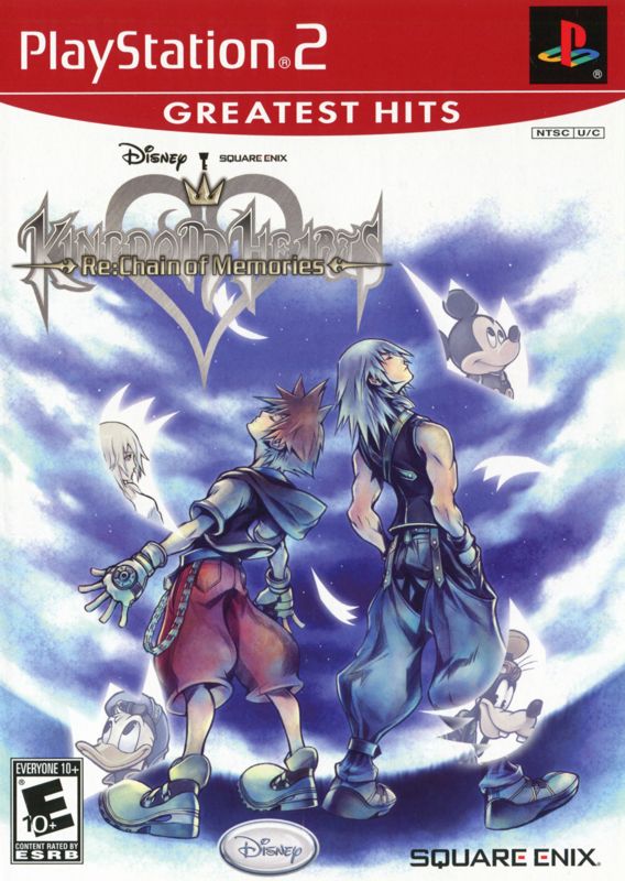 Front Cover for Kingdom Hearts: Re:Chain of Memories (PlayStation 2) (Greatest Hits release)