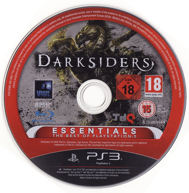 Media for Darksiders (PlayStation 3) (Essentials release)