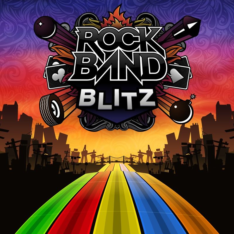 Front Cover for Rock Band Blitz (PlayStation 3) (PSN release (SEN))