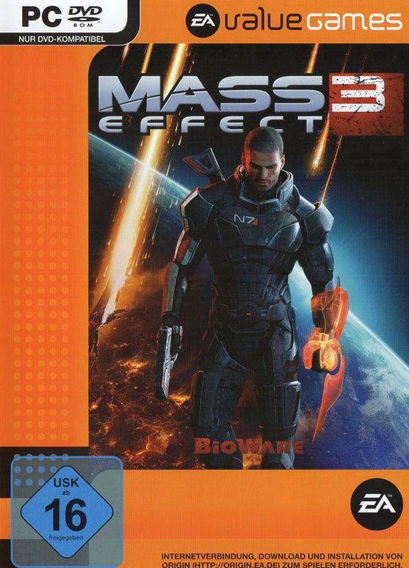 Front Cover for Mass Effect 3 (Windows) (EA Value Games release)