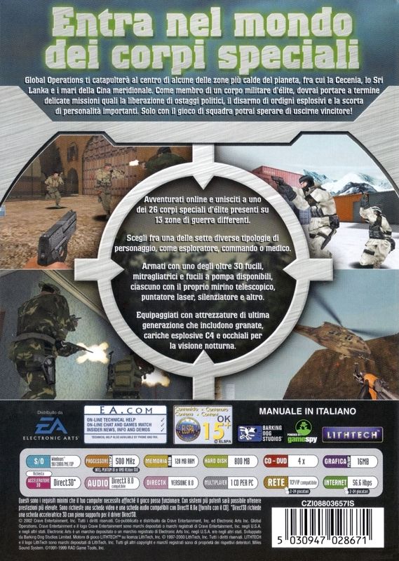 Back Cover for Global Operations (Windows)