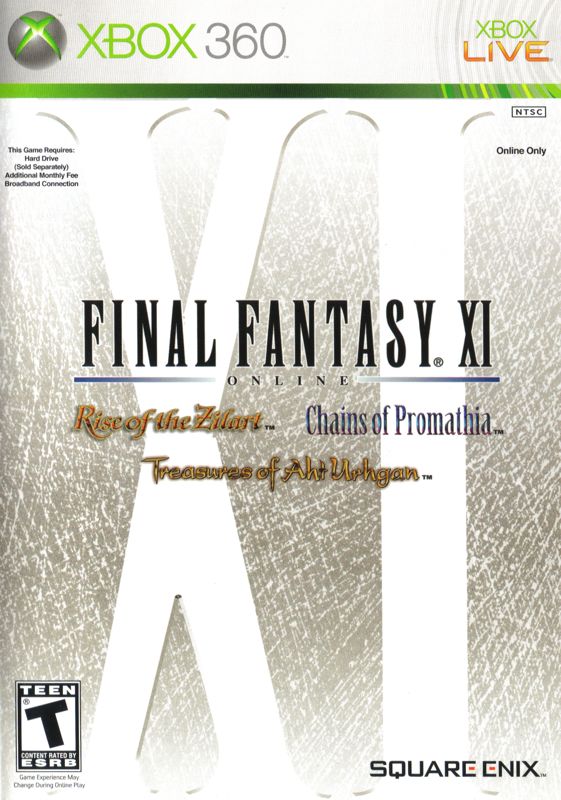 Other for Final Fantasy XI Online (Xbox 360): Keep Case - Front