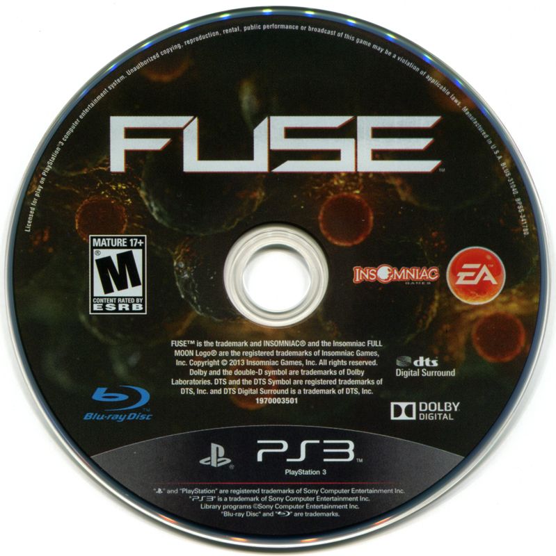 Media for Fuse (PlayStation 3)