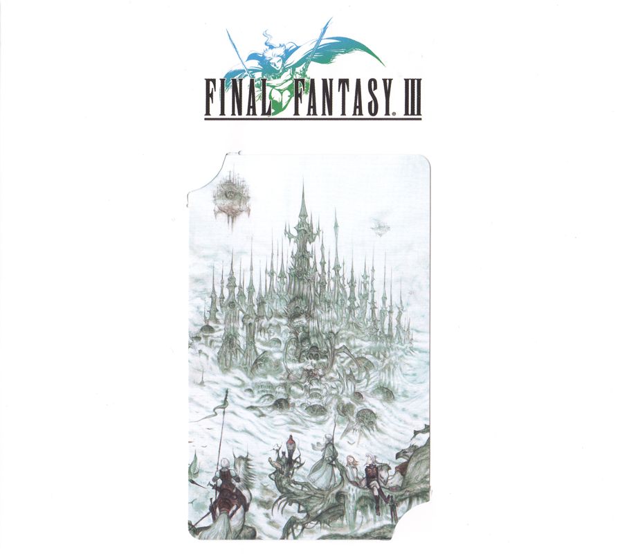 Other for Final Fantasy: 25th Anniversary Digital Collection (PS Vita and PSP and PlayStation 3): Final Fantasy III - Card Holder Right Flap
