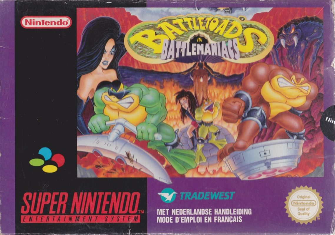 Front Cover for Battletoads in Battlemaniacs (SNES)