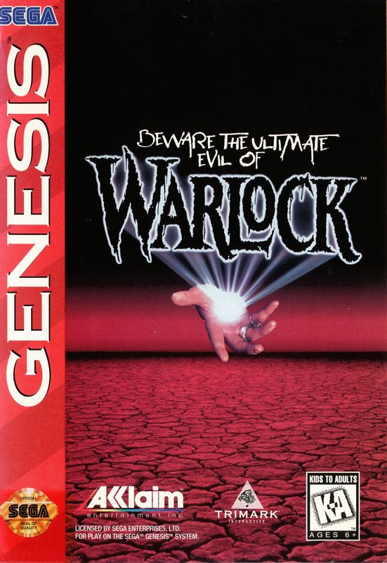 Front Cover for Warlock (Genesis)