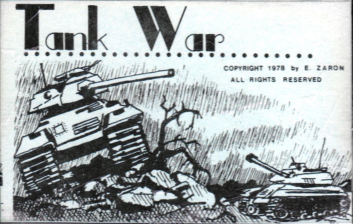 Front Cover for Tank War (Apple II)