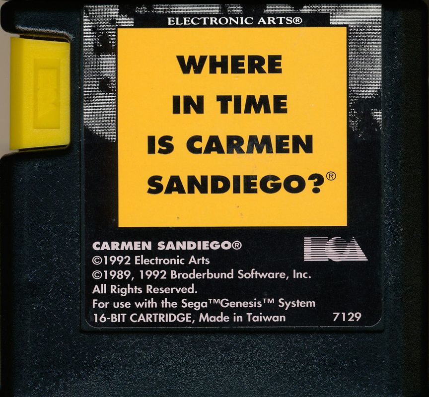 Media for Where in Time Is Carmen Sandiego? (Genesis)