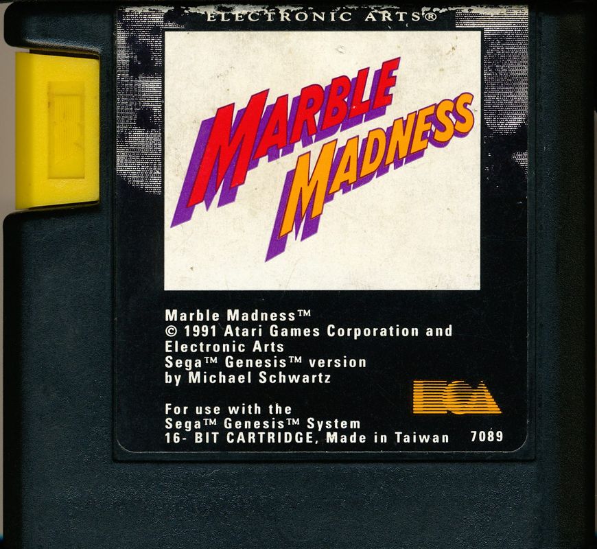 Media for Marble Madness (Genesis)