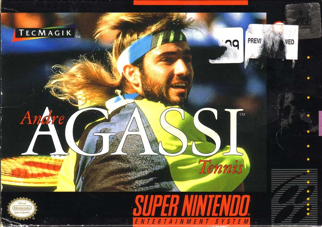 Front Cover for Andre Agassi Tennis (SNES)