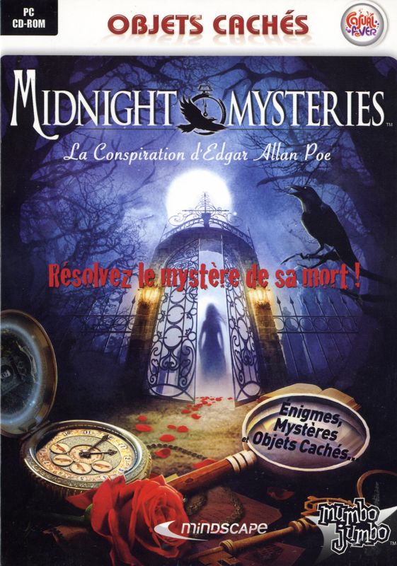 Front Cover for Midnight Mysteries: The Edgar Allan Poe Conspiracy (Windows)