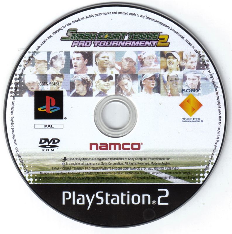 Media for Smash Court Tennis: Pro Tournament 2 (PlayStation 2)