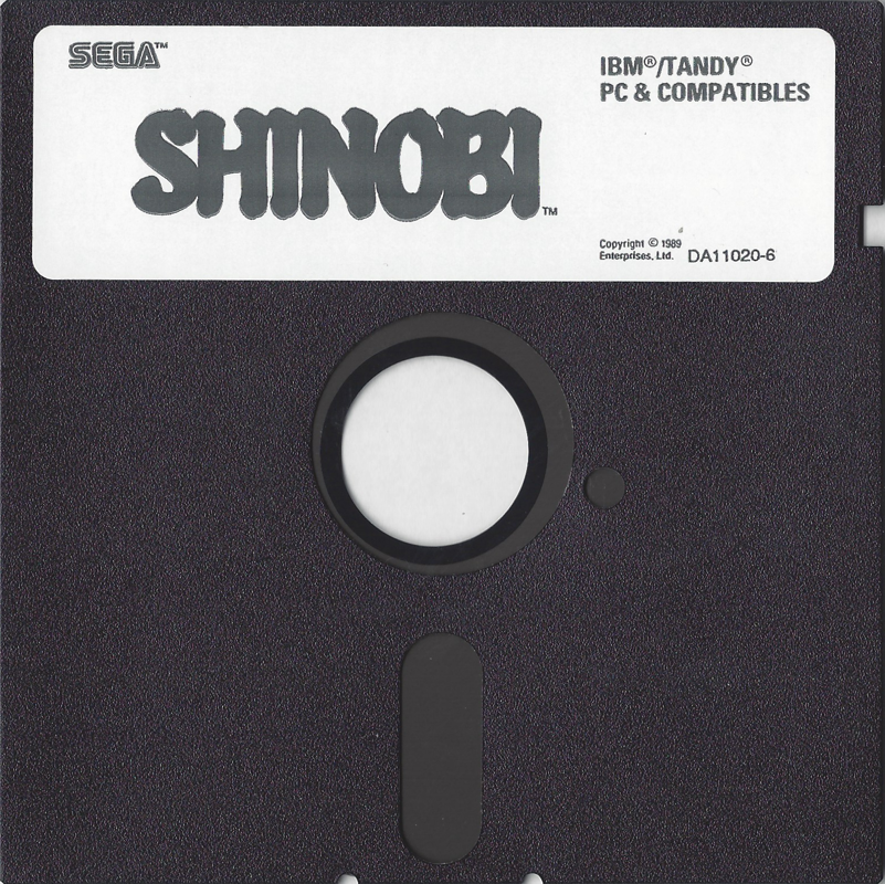 Media for Arcade Smash Hits: Limited Collector's Edition (DOS): Shinobi