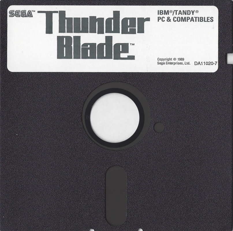 Media for Arcade Smash Hits: Limited Collector's Edition (DOS): Thunder Blade