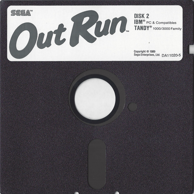 Media for Arcade Smash Hits: Limited Collector's Edition (DOS): Out Run Disk 2/2