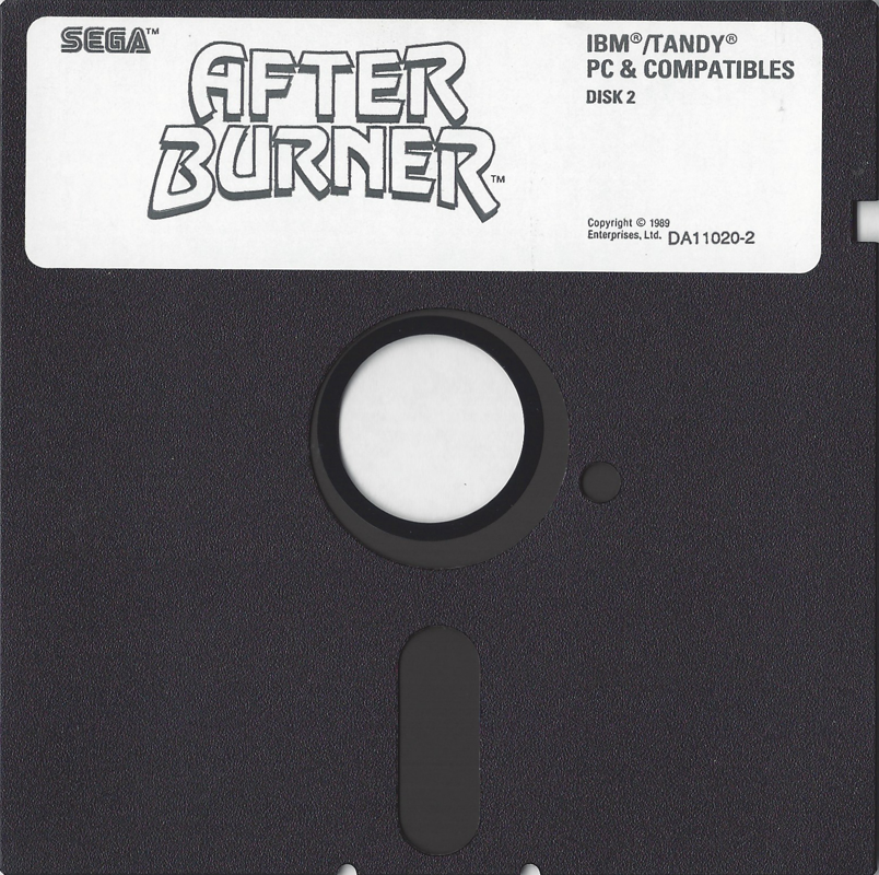 Media for Arcade Smash Hits: Limited Collector's Edition (DOS): After Burner Disk 2/2