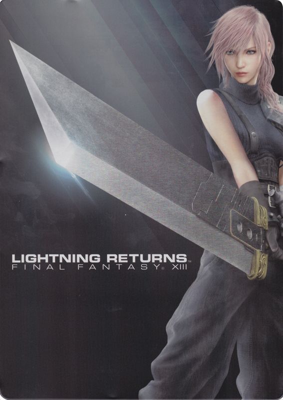 Return to fantasy. Lightning Returns Final Fantasy 13 Steelbook Cover.