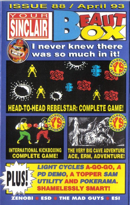Front Cover for Rebelstar (ZX Spectrum) (Cover mount: Your Sinclair, April 1993)