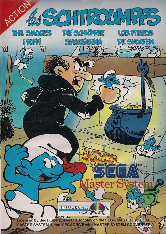 Front Cover for The Smurfs (SEGA Master System)