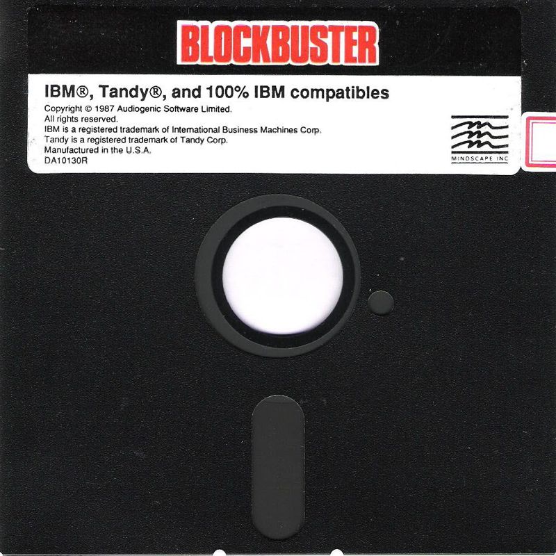 Media for Blockbuster (DOS): 5.25" Disk