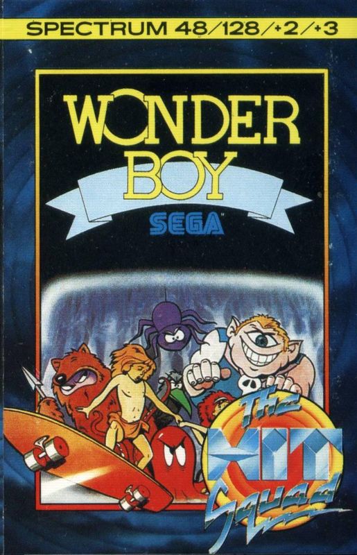 Front Cover for Wonder Boy (ZX Spectrum) (Budget re-release)