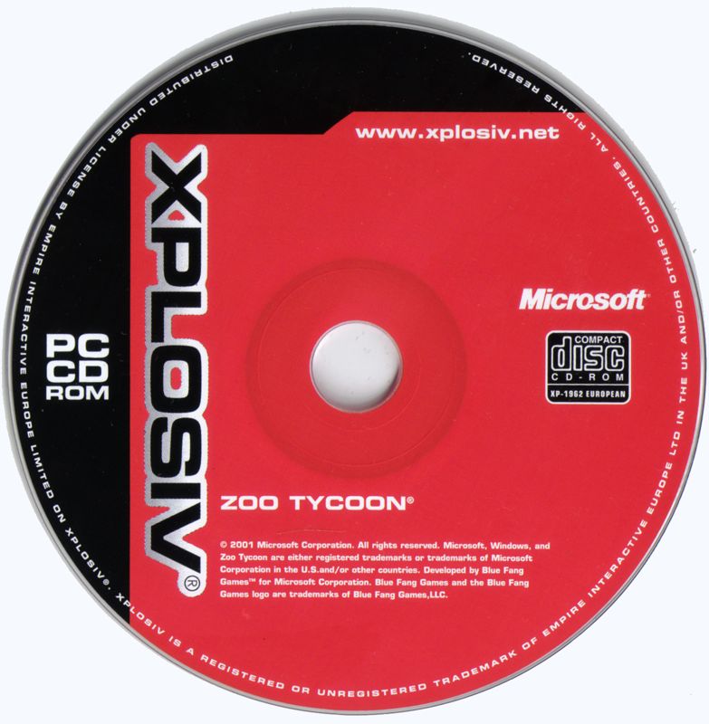 Media for Zoo Tycoon (Windows) (Xplosiv release)