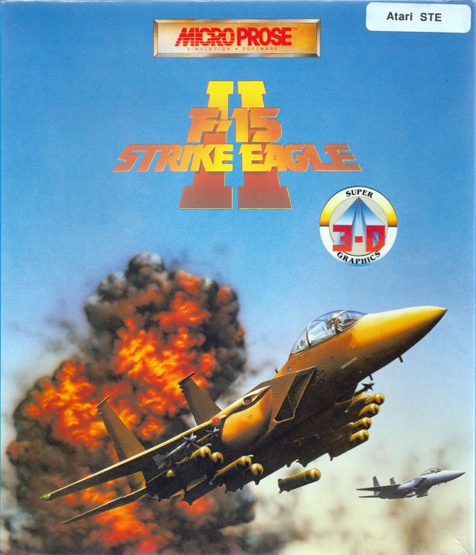Front Cover for F-15 Strike Eagle II (Atari ST)