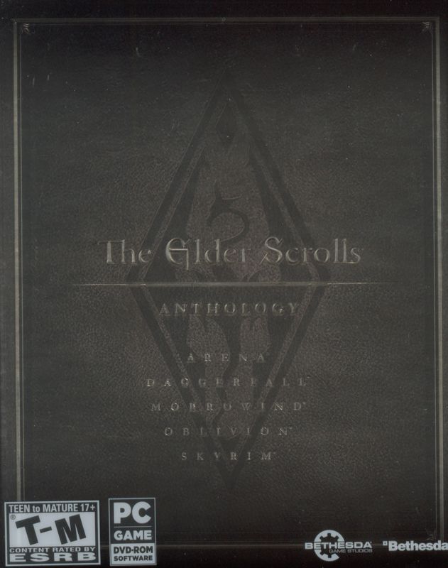 Front Cover for The Elder Scrolls: Anthology (Windows) (Clear/transparent plastic box)