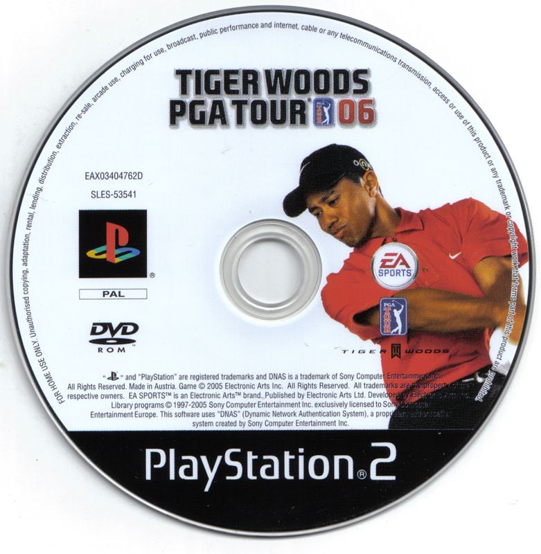 Media for Tiger Woods PGA Tour 06 (PlayStation 2)