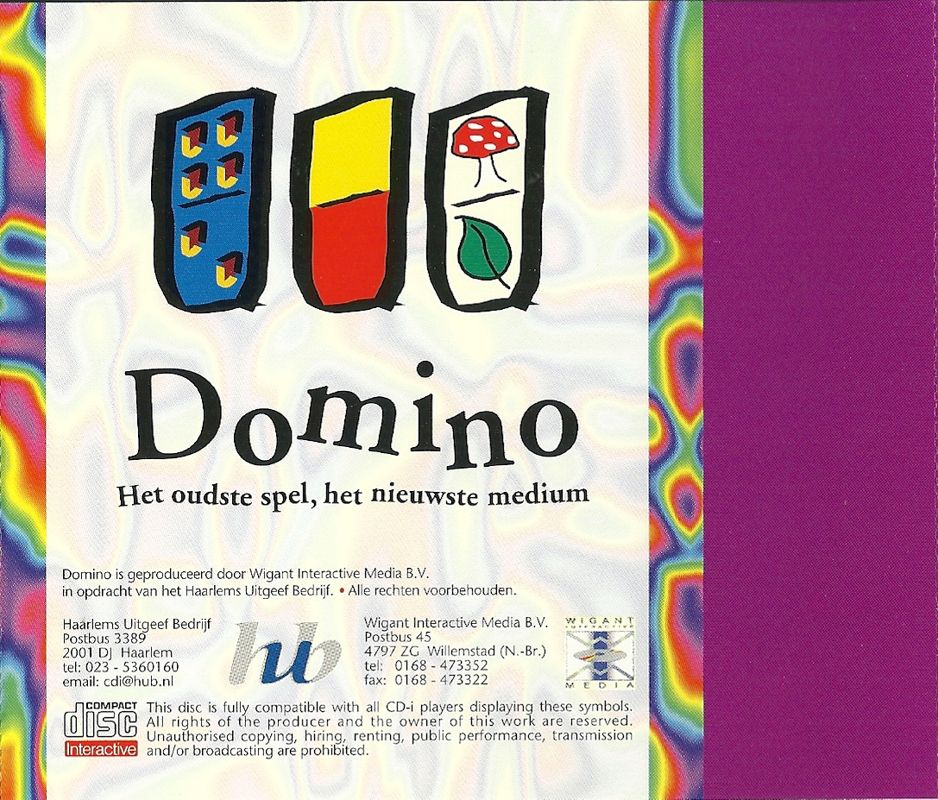 Back Cover for Domino (CD-i)