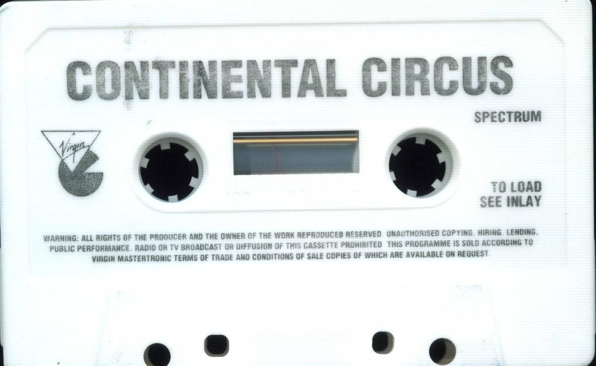 Media for Continental Circus (ZX Spectrum)