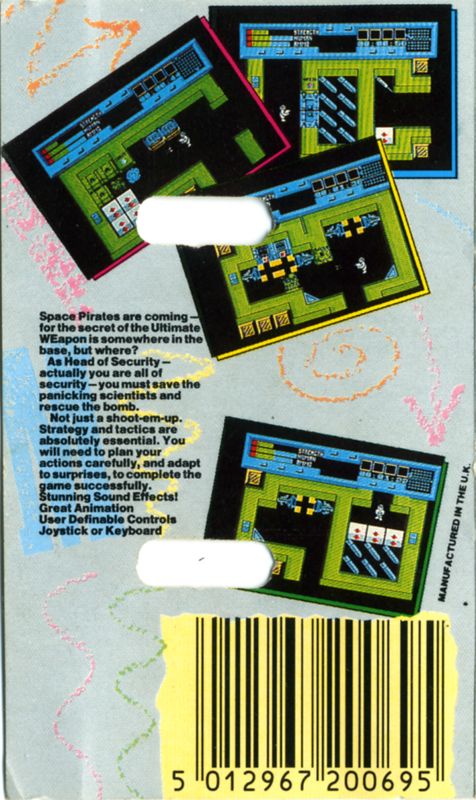 Back Cover for Rescue (ZX Spectrum)