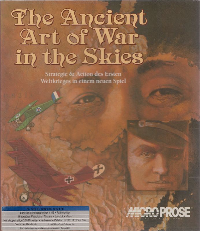 Front Cover for The Ancient Art of War in the Skies (Atari ST)