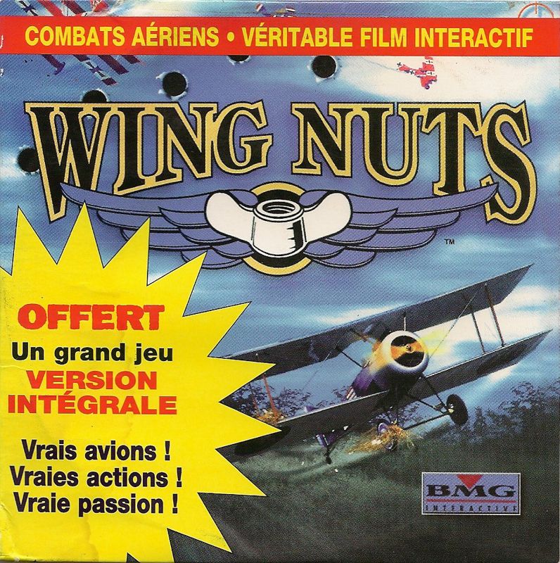 Other for Wing Nuts: Battle in the Sky (DOS) (PC Loisirs covermount): Sleeve - Front