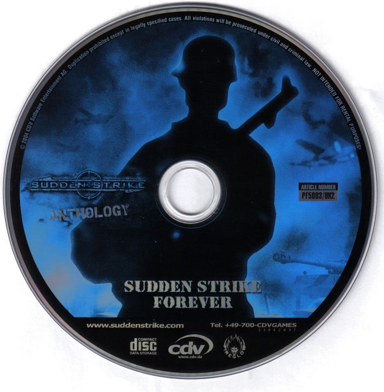 Media for Sudden Strike: Anthology (Windows): Sudden Strike Forever