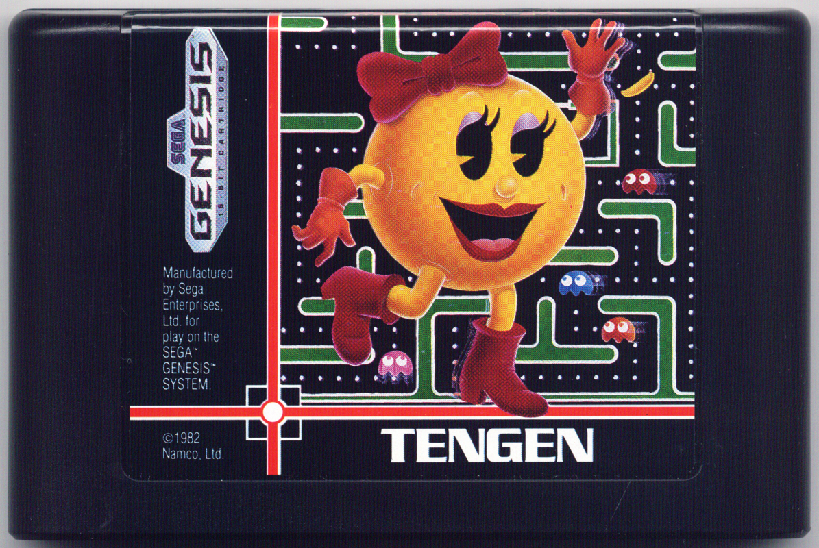 Media for Ms. Pac-Man (Genesis) ("Made in Japan" release)